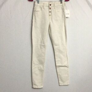 Mother The Pixie Taste The Rainbow Jeans White 26